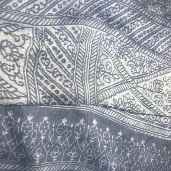 Blue Patterned Blouse - Picture 3 of 3
